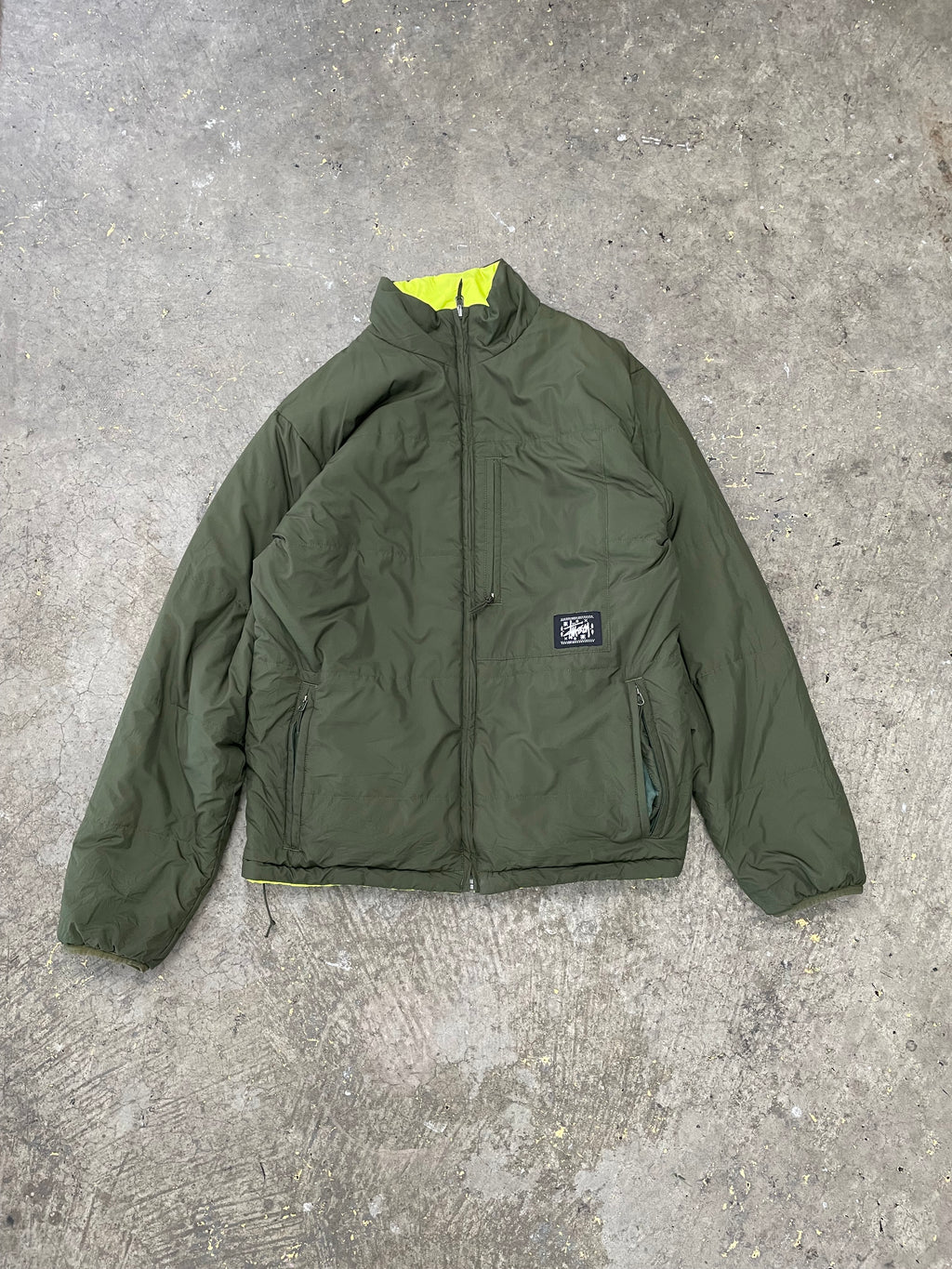 Reversible 90s Stussy puffer