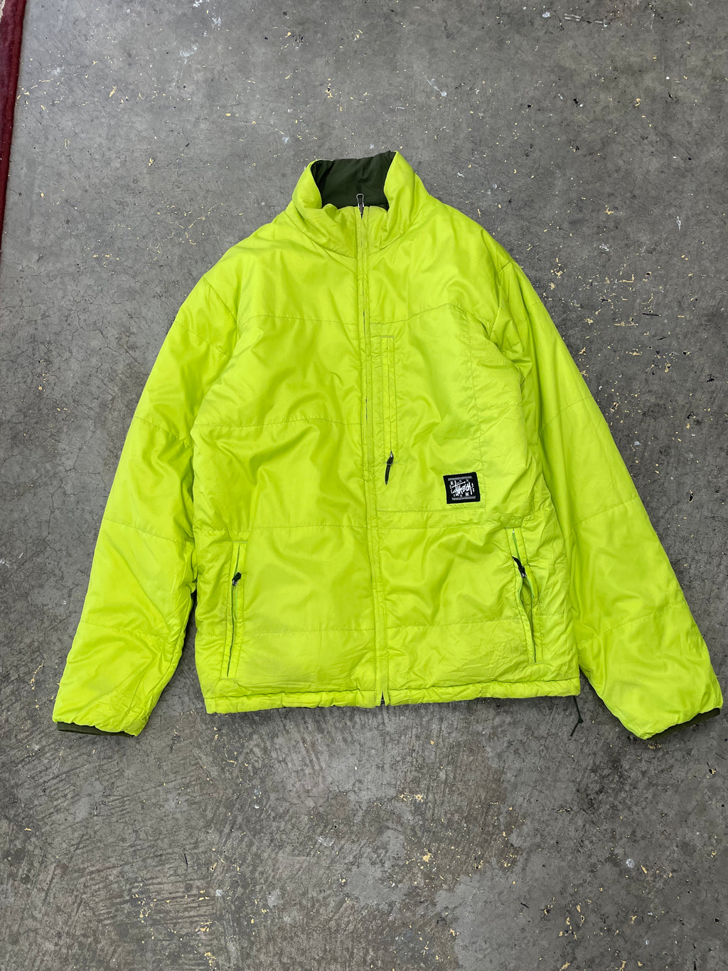 Reversible 90s Stussy puffer