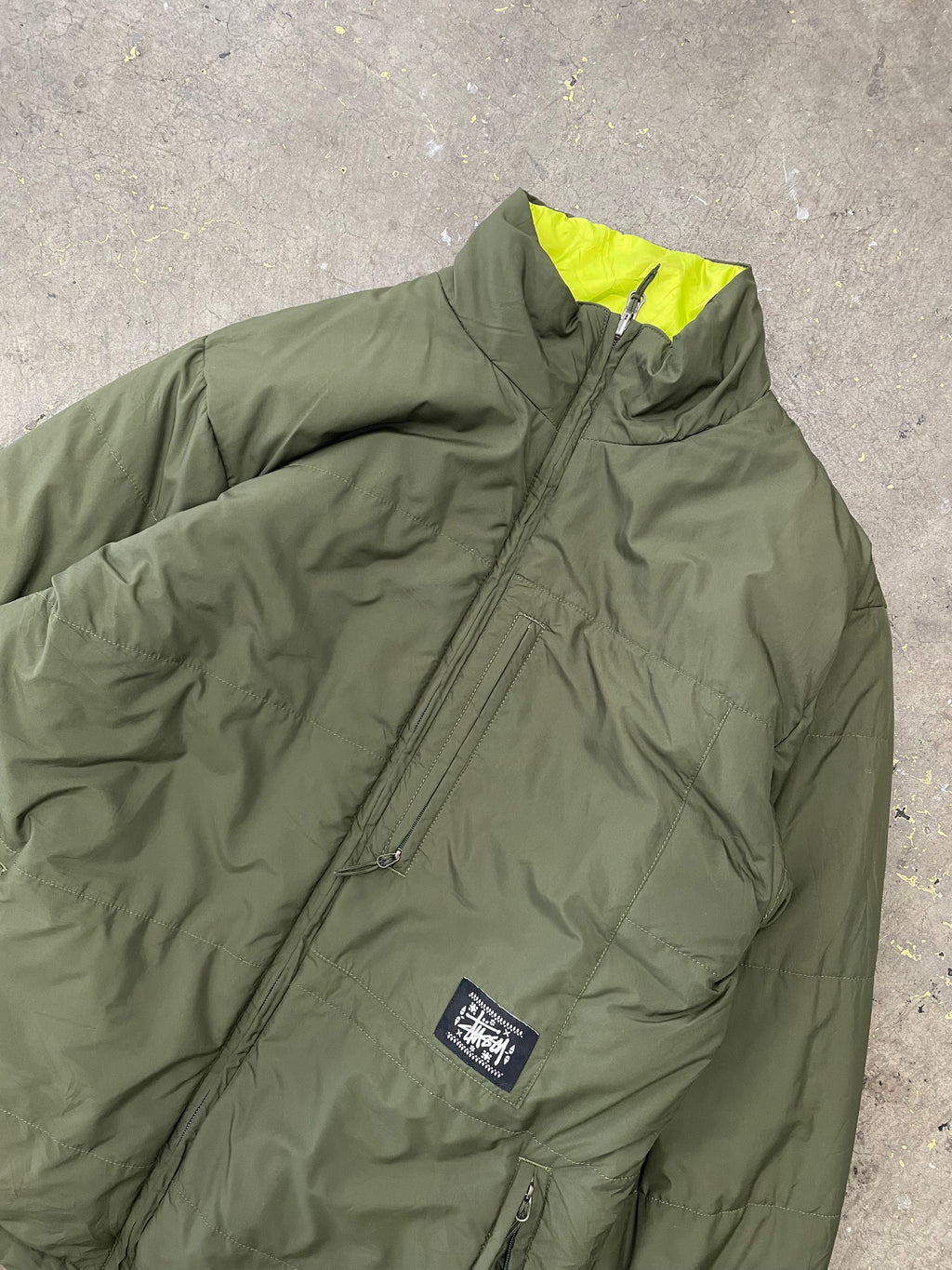 Reversible 90s Stussy puffer