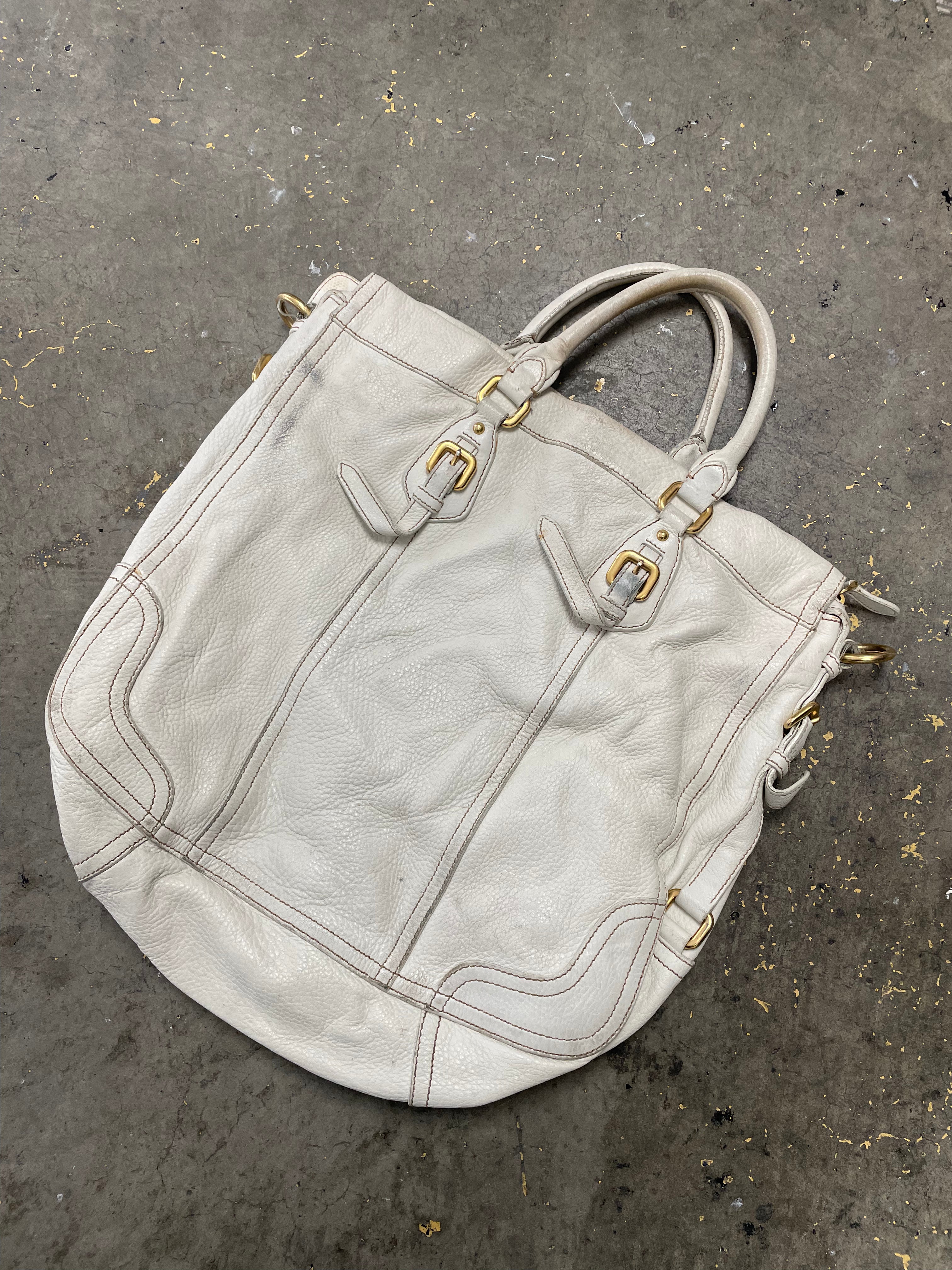 Prada Leather Bucket Bag