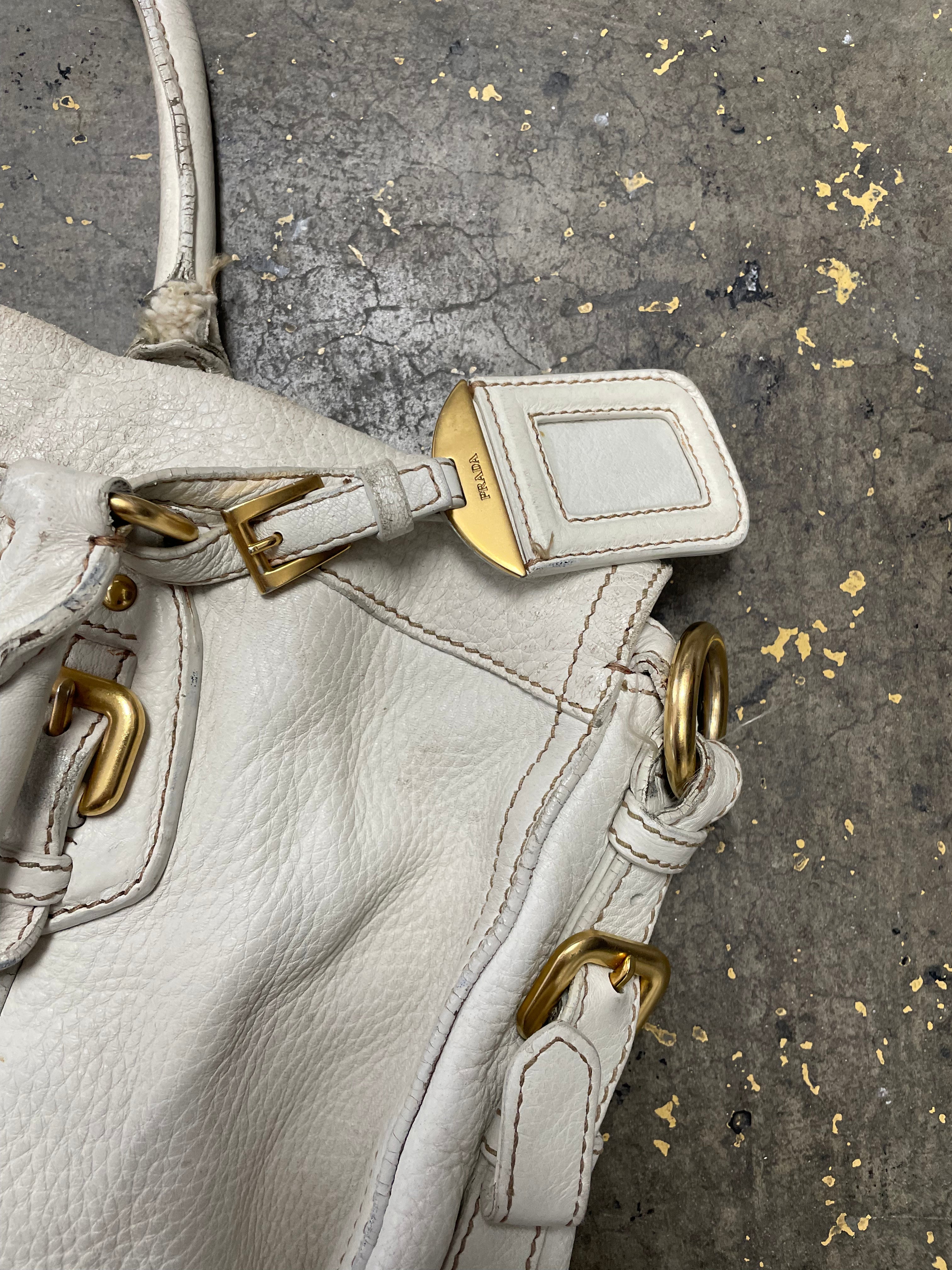 Prada Leather Bucket Bag